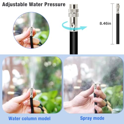 HASTHIP® Automatic Garden Watering System Slow Drip Irrigation Kit with Tee Connector Water Dripper for Plants with 15M Long Pipe Outdoor Lawn Equipment 3 PCS HASTHIP® Automatic Garden Watering System Slow Drip Irrigation Kit with Tee Connector Water Dripper for Plants with 15M Long Pipe Outdoor Lawn Equipment 3 PCS